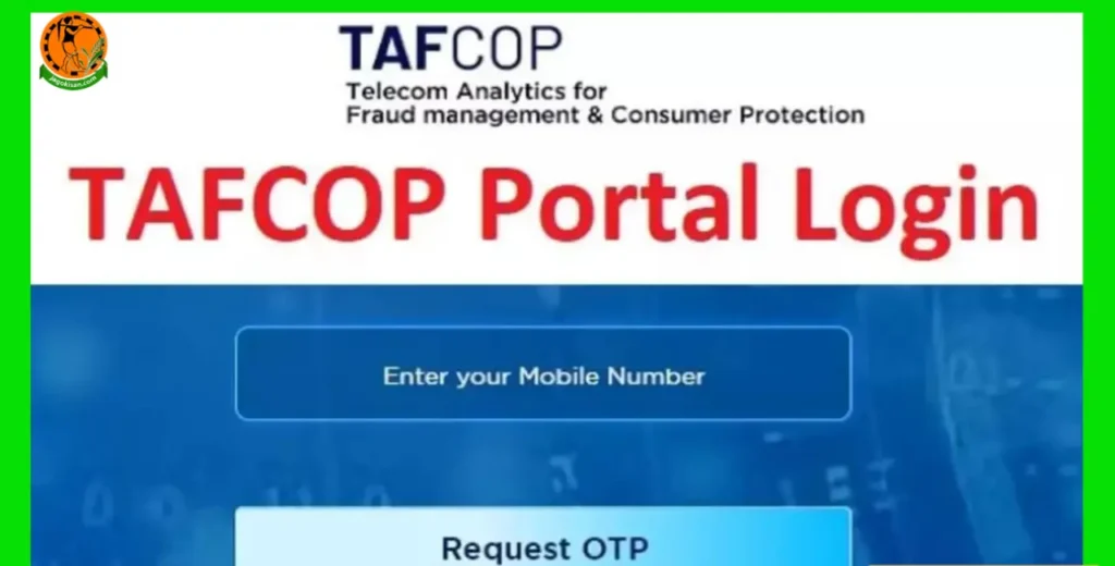 How to use TAFCOP Portal?